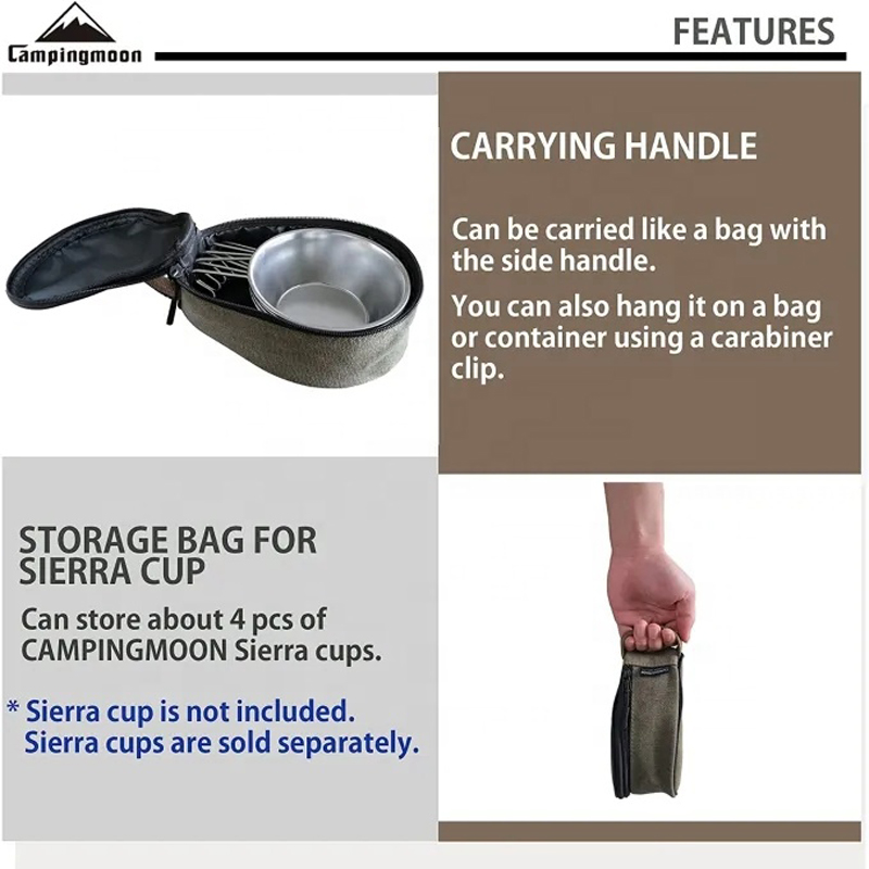 CAMPINGMOON S220-B قماش حقيبة  - مراجعة Food Snacks Delivery وسعره