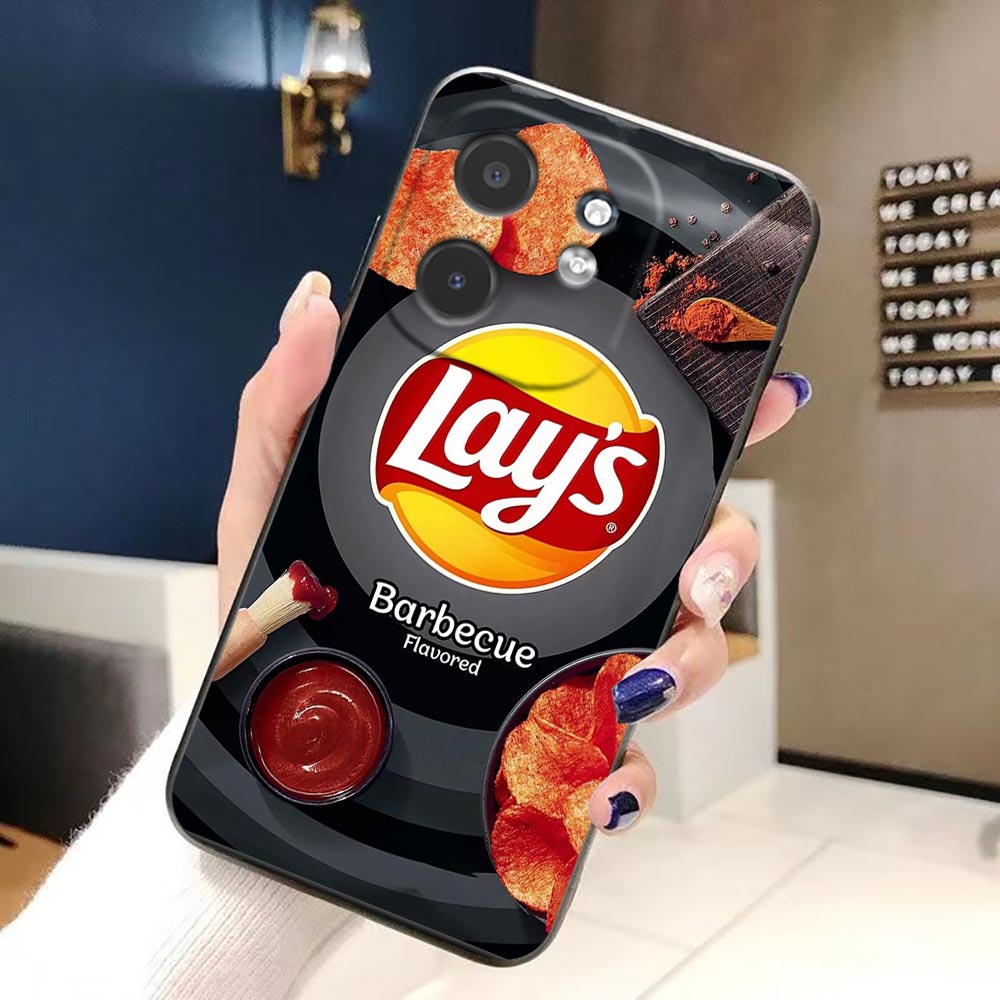 غطاء هاتف على شكل وجبة خفيفة م - مراجعة Food Snacks Logos وسعره
