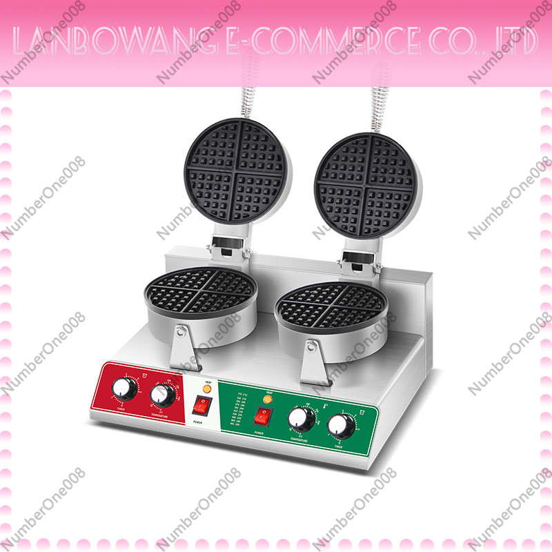 صانعة الوافل الدوارة غير اللاص - مراجعة Food Snacks With Iron وسعره