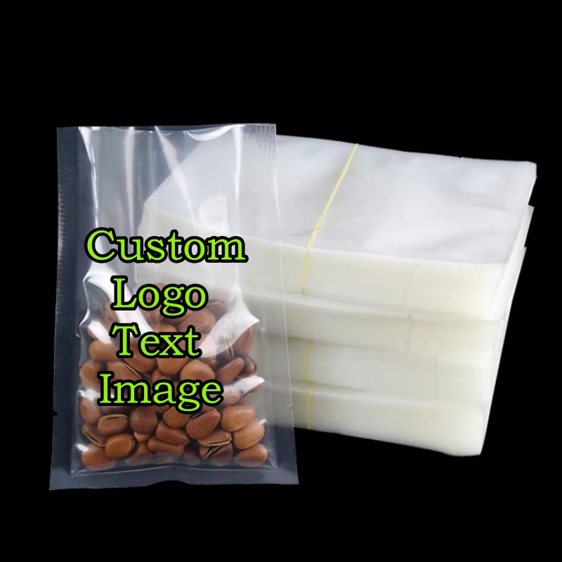 100 قطعة أكياس بلاستيكية شفافة - مراجعة Food Snacks Logos وسعره