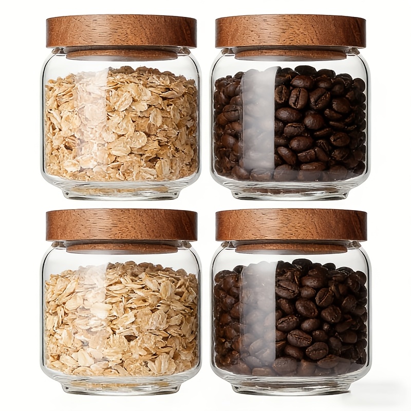 مجموعة من 4 برطمانات زجاجية شف - مراجعة Food Packed Snacks وسعره