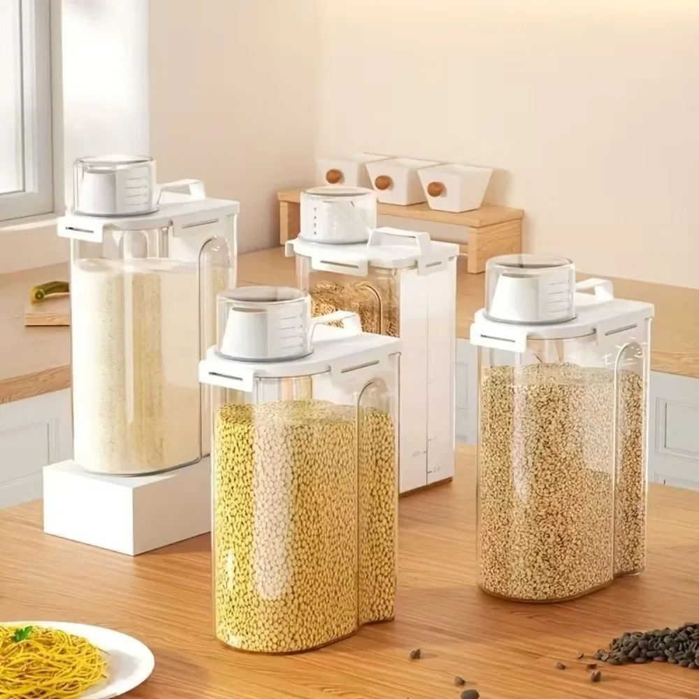 4 عبوات لتخزين الأرز بسعة 5 أر - مراجعة Food Packed Snacks وسعره
