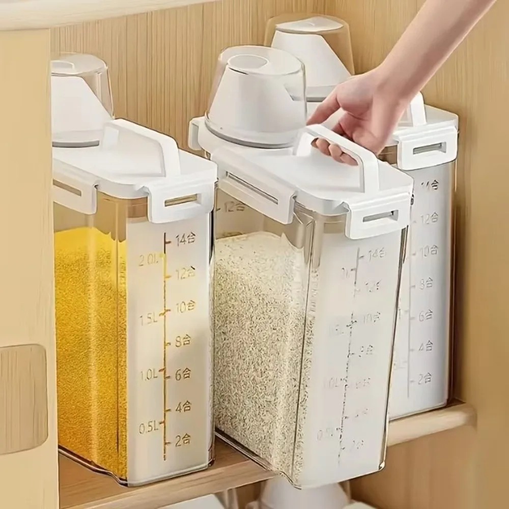 4 عبوات لتخزين الأرز بسعة 5 أر - مراجعة Food Packed Snacks وسعره